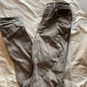 Grey mom jean from urban outfitters